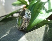 Birdsnest Ring, sterling silver