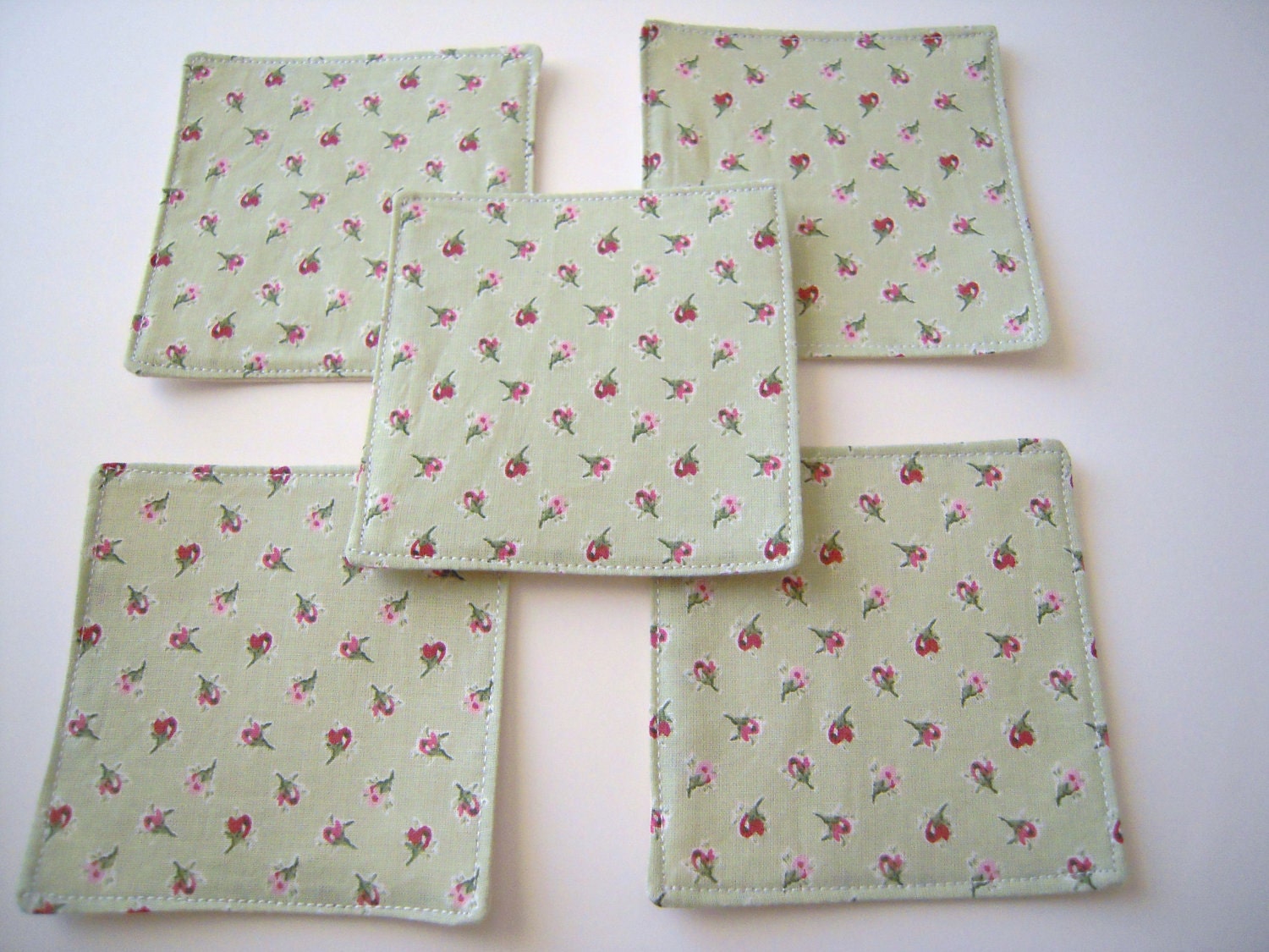 Set of Small Flower Coasters