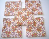 Set of Flower Coasters