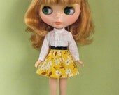 mini victorian dress yellow for-Blythe