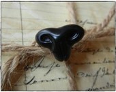 18mm Black Cat or kitten Nose for Plush Stuffed Animals 10 Pieces