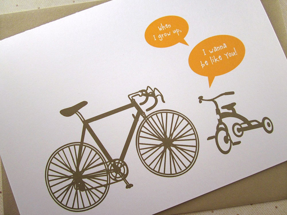 When I Grow Up - Fathers Day Card - monkeymindesign