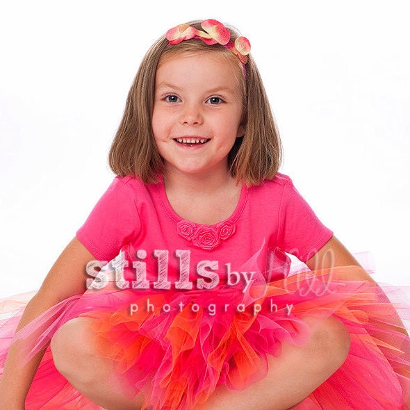 Hot Pink Gemstone Tutu, Toddler girls size, chose from 2t, 3t, or 4t, photo prop, birthday, baby girl, ships fast