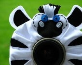 custom large ZEBRA Lens Pet for your camera