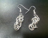 Chain Maille Byzantine Stainless Steel Earrings