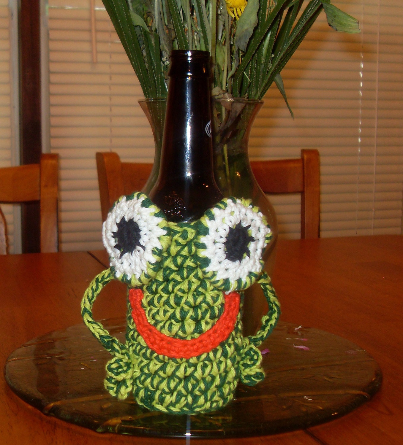 Froggy Bottle Cozie