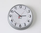 industrial modern school clock