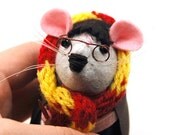 Harry Potter ornament felt mouse rat hamster mice cute gift for Harry Potter fan animal lover or collector - READY TO SHIP