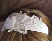 Off White Vintage Applique Hair Accessories Headbands