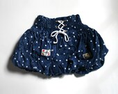 size 4T darn denim polka dot corset bubble skirt. girls. kids.