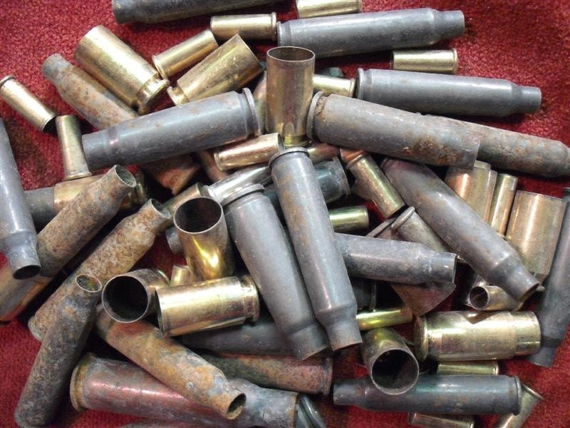Bullet Shells and Casings - Huge Lot - Bite The Bullet
