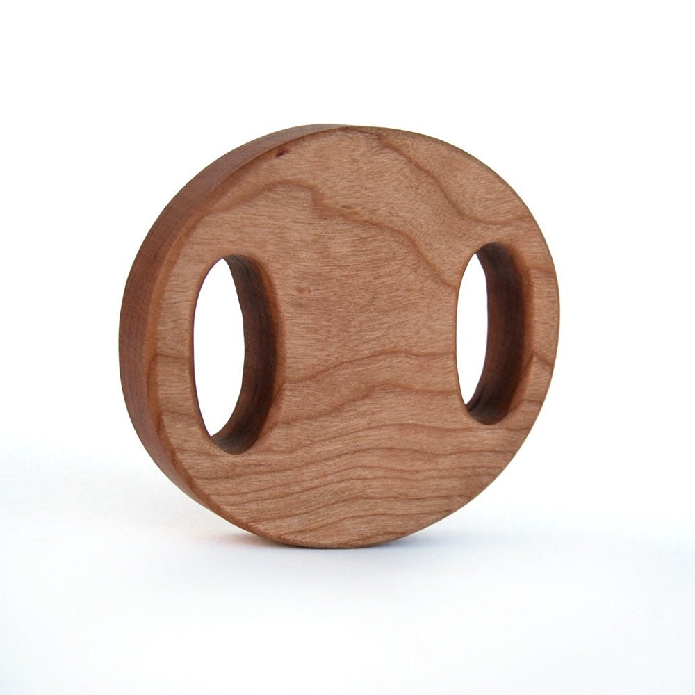 Baby Rattle Cherry baby toy - organic wooden toy