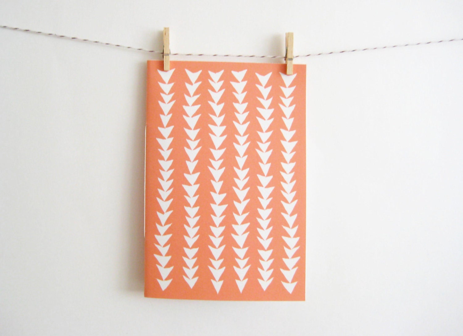 Patterned Notebook in Triangles