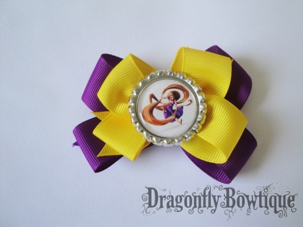 Tangled Rapunzel Piggyback Bow