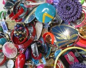 Huge Destash Lot of Vintage and Modern mostly Single Earrings for Wear or Mixed Media,  Altered Art, Embellishments