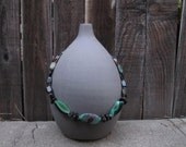 Shoreline Beads: Handmade Stone & Glass Bead Necklace