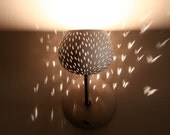 Wall Lamp: Claylight Sconce with Touch Dimmer - Line Pattern - On Sale 28% Off
