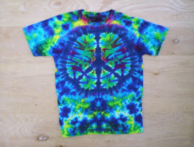 Peace Tie Dye Size Small