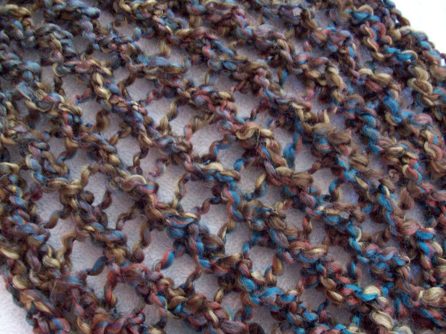 Loom Woven Brown Scarf