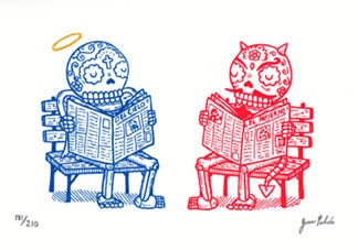 Sunday Morning Limited Edition Gocco Serigraph