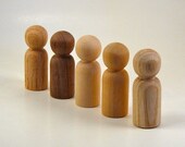 Natural People Wood Peg Dolls