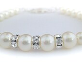 Bridal Bracelet, Pearl Bracelet, Wedding Bracelet, Bridal Jewelry, Wedding Jewelry