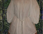 Medieval Gown Chemise BLOUSE SCA Garb Renaissance Costume Long Slv or Short