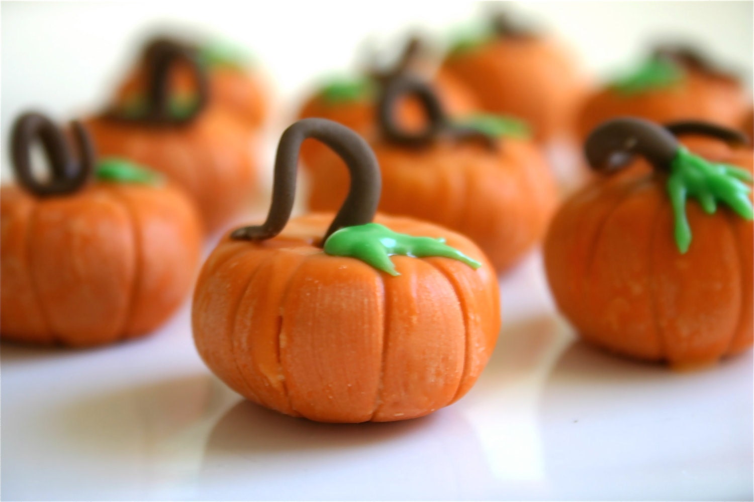 Edible Chocolate Filled Candy Pumpkins For Favors 100 count