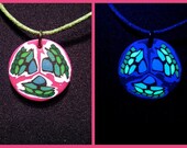 Purple Daze Blacklight Pendant