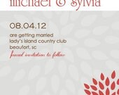 Save The Date (Modern Look) - Custom Announcement