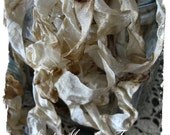 Romantic Aged Crinkled Seam Binding by the Yard for your Pleasure ..