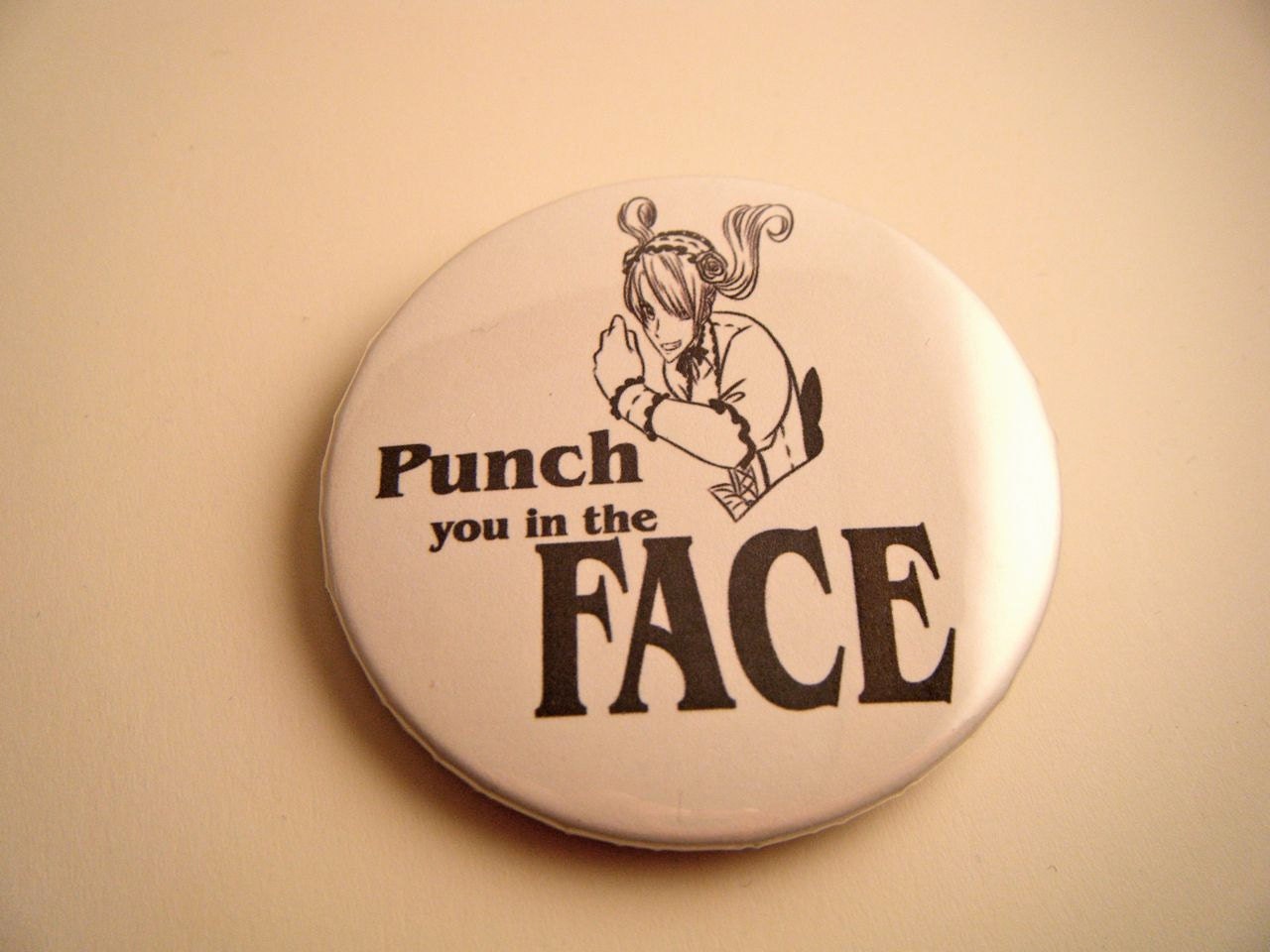Punch You In The Face Button