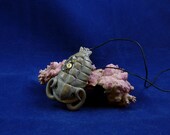 Steampunk Trilobite Necklace - Handmade Fossil Inspired Jewelry