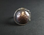 Sterling and Brass Ring OOAK Mixed Metals