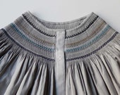 Roselyne Blouse - nO 042 - Long Sleeve -  Size M - Pearl Grey