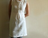 SALE . WOFFLE linen dress