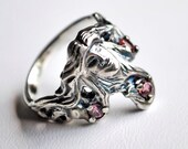 Tourmaline Goddess Ring