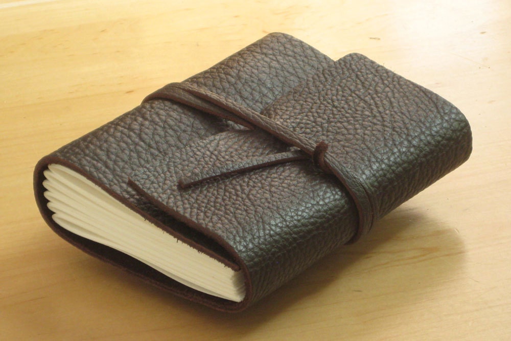 Leather Journal Dark Chocolate Brown