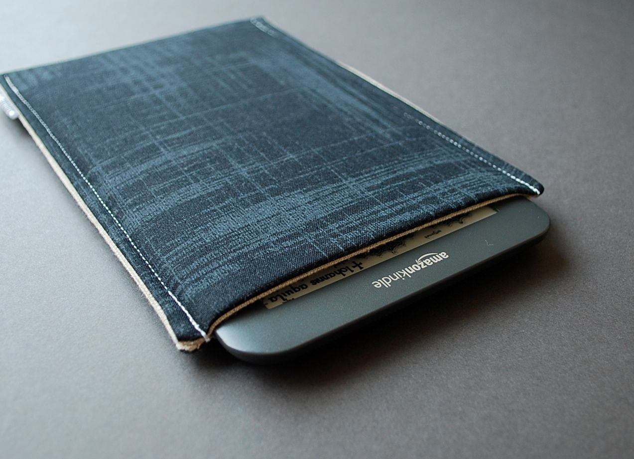 Kindle Case / Nook Cover / NookColor / Kobo / Touch / Sony / Galaxy Tab / Kindle 4 / Kindle 4, 3, 2, 1 - Paintbrush Black