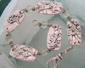 Garden's Delight Bracelet - Silver and Prehnite Version