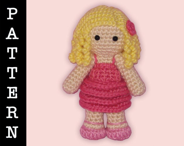 Crochet Pattern - Amigurumi Galinda