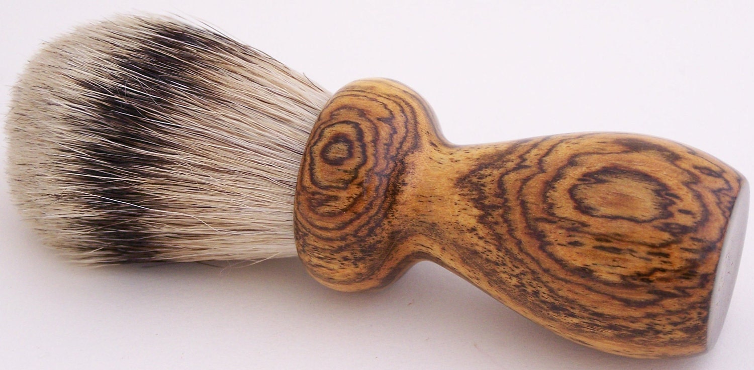 Bocote Wood 28mm Silvertip Badger Shaving Brush (handmade)