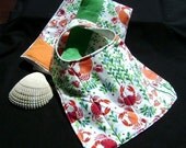 Bib and Burp Cloth Set  - Oh Don't Be Crabby