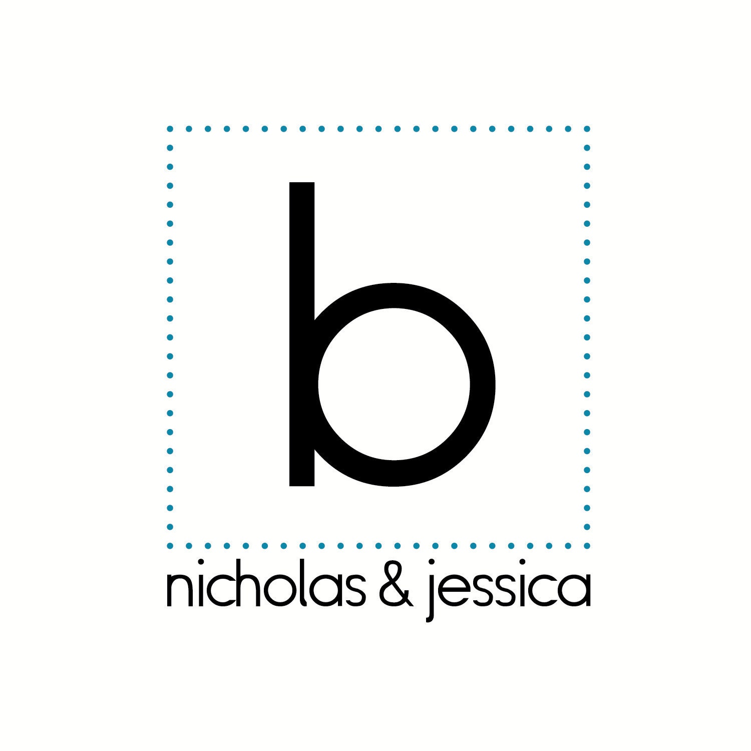 Custom Wedding Couple Monogram Personalized (M1)