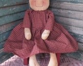 Prim and Purty Gingerbread Doll