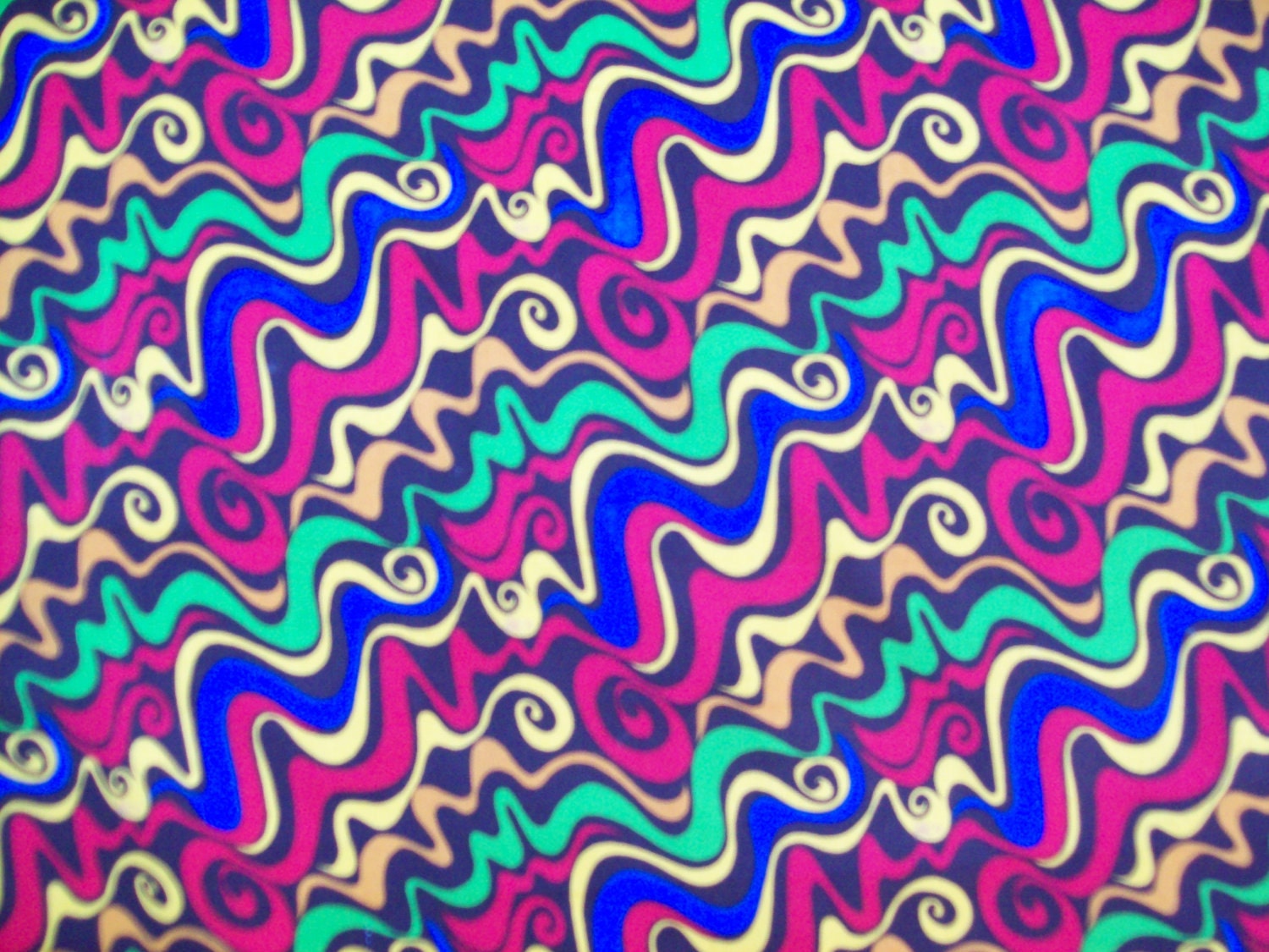 Jazzed cotton fabric 1 and 1/2 yards piece