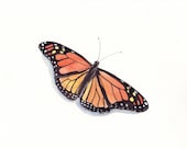 Butterfly Painting watercolor ART - Archival print of watercolor painting