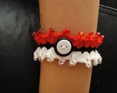 Pokeball Bracelet with Beads for Girl