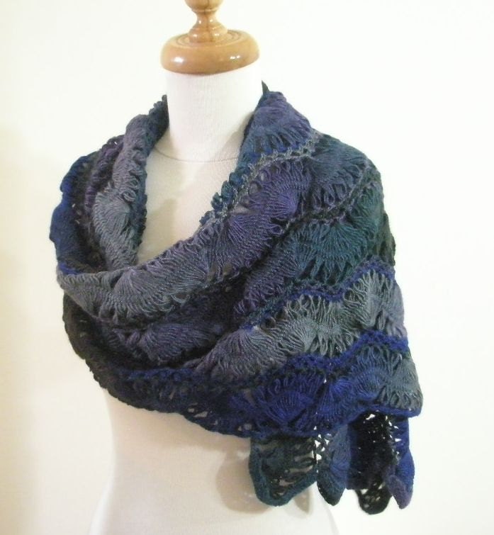Colorful Shawl RECTANGLE Soft and CHIC Handmade New Winter Fall Fashion