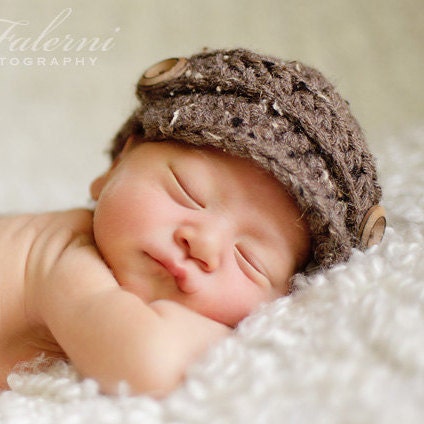 Newborn Newsboy Baby Hat -- You choose color -- Made To Order